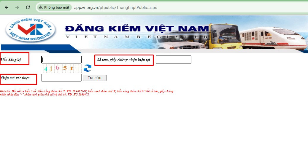 Cung cấp thông tin số tem, biển đăng ký để tra cứu biển số xe ô tô tỉnh Yên Bái online
