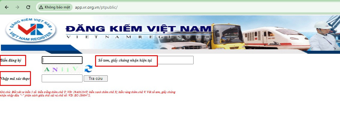 Cách tra cứu biển số xe ô tô tỉnh Điện Biên online qua website