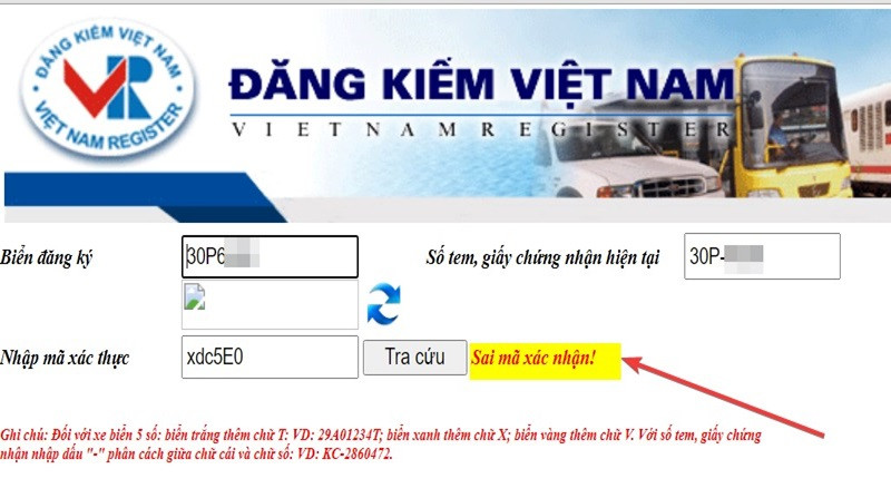 Cách tra cứu thông tin biển số xe Hải Dương trên website Cục Đăng kiểm Việt Nam