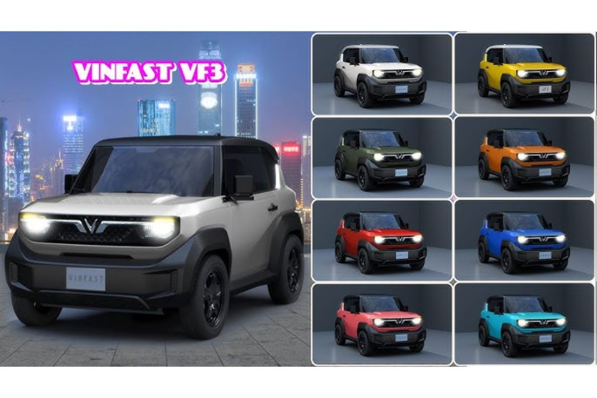 Trong bản concept 3D trước đó, xe có nhiều màu sắc phù hợp với cả khách hàng nam và nữ