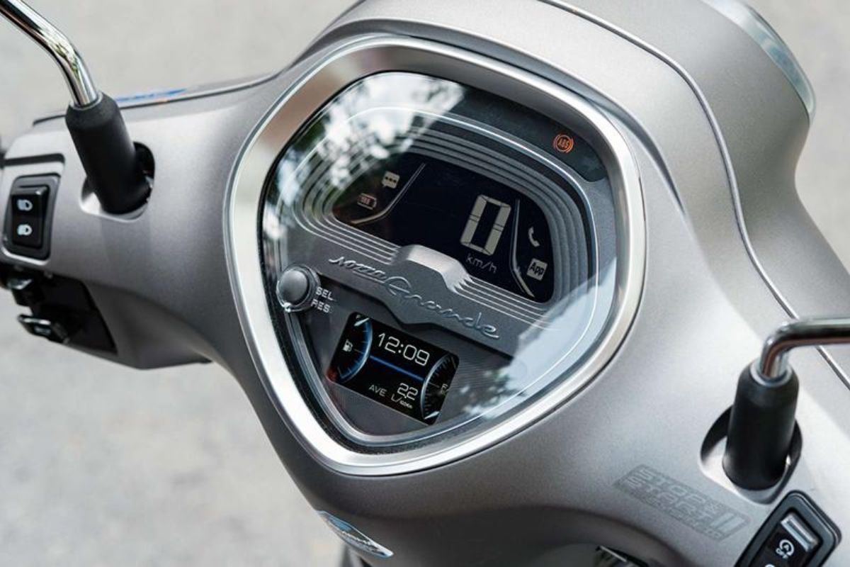 Yamaha Grande 2023 có màn hình đồng hồ được nâng cấp lên loại TFT